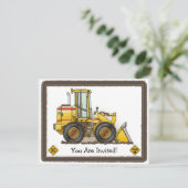 Uitnodiging van de Kinder Partij van de Lader (Staand voorkant)