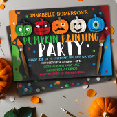 Uitnodiging van de Kinder pompoenpartij Halloween