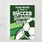  uitnodiging van de Kinder voetbalpartij (Voorkant)