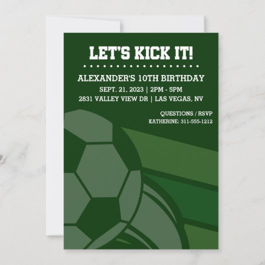  uitnodiging van de Kinder voetbalpartij (Achterkant)