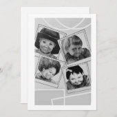 Uitnodiging van de kinderpartij (Voorkant / Achterkant)