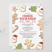 Uitnodiging van de Koekjespartij van de Vakantie v (Voorkant)