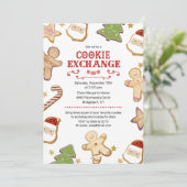 Uitnodiging van de Koekjespartij van de Vakantie v (Staand voorkant)