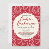 Uitnodiging van de Koekjespartij van de Vakantie v (Voorkant)