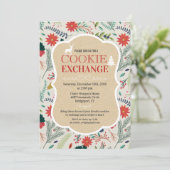 Uitnodiging van de Koekjespartij van de Vakantie v (Staand voorkant)