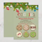 Uitnodiging van de Koekjesuitwisseling van de fees (Voorkant / Achterkant)