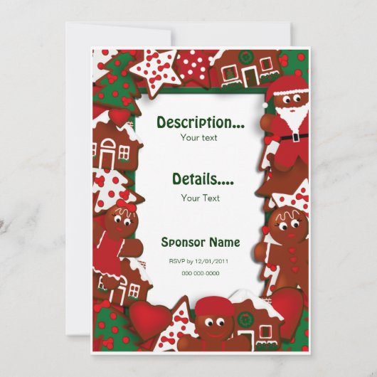 Uitnodiging van de Koekjesuitwisseling van de fees (Achterkant)