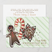 Uitnodiging van de Koekjesuitwisseling van de fees (Voorkant / Achterkant)