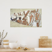 Uitnodiging van de koning door de godin Ishtar Poster (Keuken)