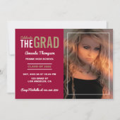 Uitnodiging van de Krim en de Gouden GraduPartij (Voorkant)