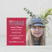 Uitnodiging van de Krim- en de Slate GraduPartij (Staand voorkant)