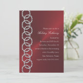 Uitnodiging van de Kristal Band Holiday (Staand voorkant)