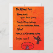 Uitnodiging van de kunstenaar om een getuige van H (Achterkant)