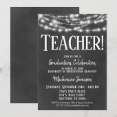 Uitnodiging van de leerlingengroep Chalkboard (Voorkant / Achterkant)