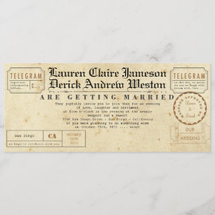 Uitnodiging van de Lengte van Telegram Tea