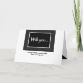 Uitnodiging van de lezer met rode strepen (Achterkant)