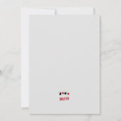 Uitnodiging van de Magic Birthday - Presto! Magici (Achterkant)