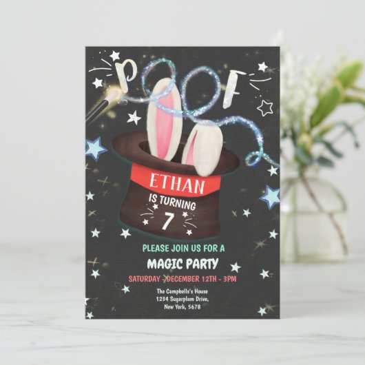 Uitnodiging van de Magicaanse Partij (Staand voorkant)