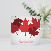 Uitnodiging van de mantel van Canada Day (Staand voorkant)