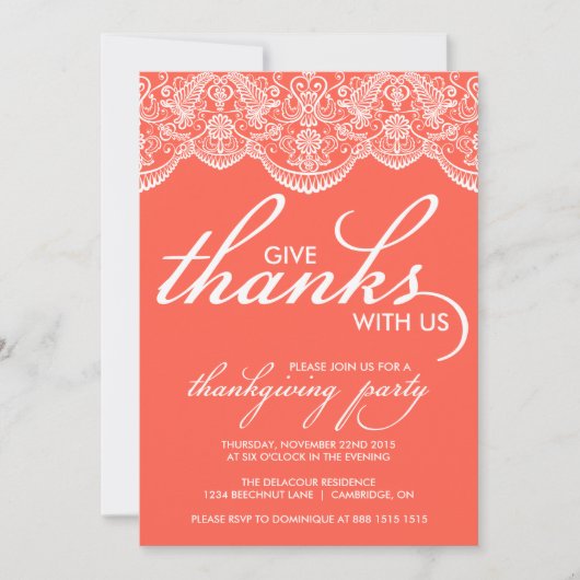 Uitnodiging van de Marokkaanse partij Chic Morocca (Voorkant)