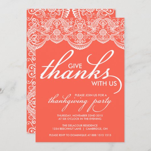 Uitnodiging van de Marokkaanse partij Chic Morocca (Voorkant / Achterkant)