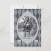 uitnodiging van de memoria (Voorkant)