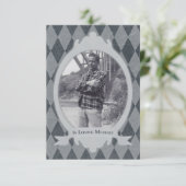 uitnodiging van de memoria (Staand voorkant)