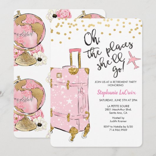 Uitnodiging van de met pensioen gemoeide partij (Voorkant / Achterkant)