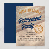 Uitnodiging van de militaire aftredingspartij (Voorkant / Achterkant)