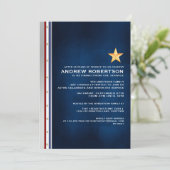 Uitnodiging van de militaire aftredingspartij (Staand voorkant)