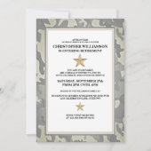 Uitnodiging van de militaire aftredingspartij (Voorkant)