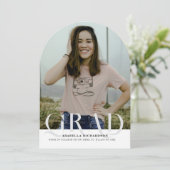 Uitnodiging van de moderne Arch Fotogradatiepartij (Staand voorkant)