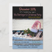 Uitnodiging van de muziekpartij Piano (Voorkant)