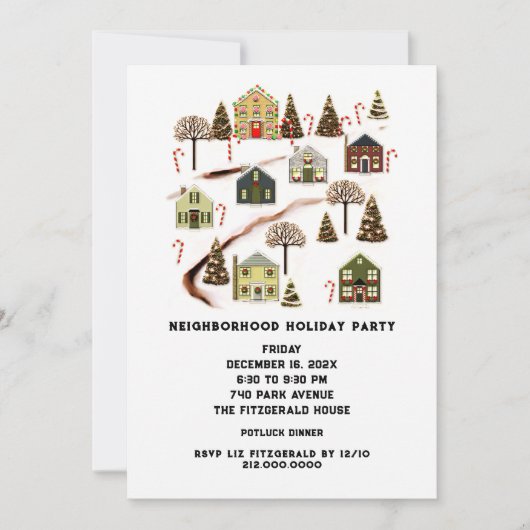 Uitnodiging van de nabuurschapspartij (Voorkant)