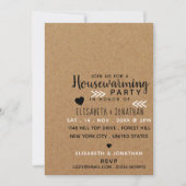 Uitnodiging van de National Kraft Housewarming Par (Voorkant)