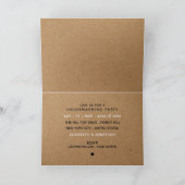 Uitnodiging van de National Kraft Housewarming Par (Binnen)