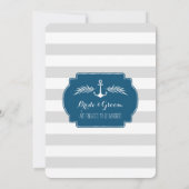 uitnodiging van de Nautical Engagement Party (Achterkant)