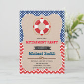 Uitnodiging van de Nautische pensioenpartij (Staand voorkant)