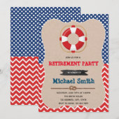 Uitnodiging van de Nautische pensioenpartij (Voorkant / Achterkant)