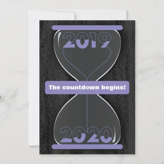 Uitnodiging van de nieuwe partij van de Hourglass  (Achterkant)