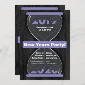 Uitnodiging van de nieuwe partij van de Hourglass (Voorkant / Achterkant)