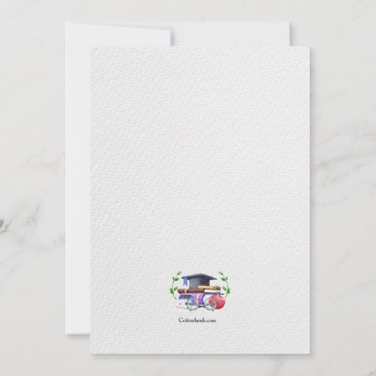 Uitnodiging van de onderwijsacademie (Achterkant)