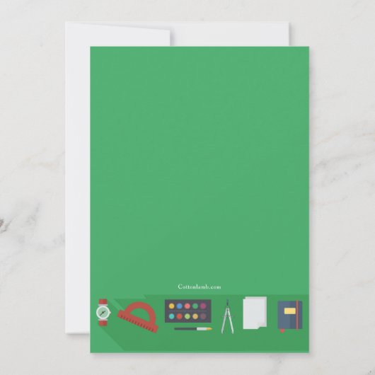 Uitnodiging van de onderwijsgevenden (Achterkant)