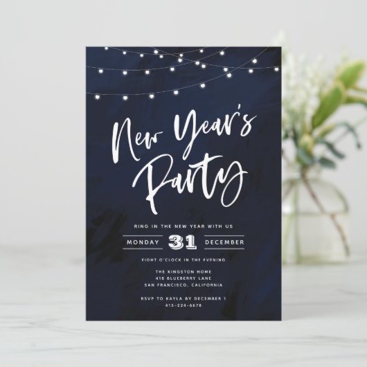 Uitnodiging van de Oost-Europese partij op het geb (Staand voorkant)