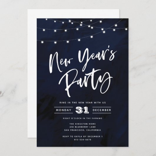 Uitnodiging van de Oost-Europese partij op het geb (Voorkant / Achterkant)