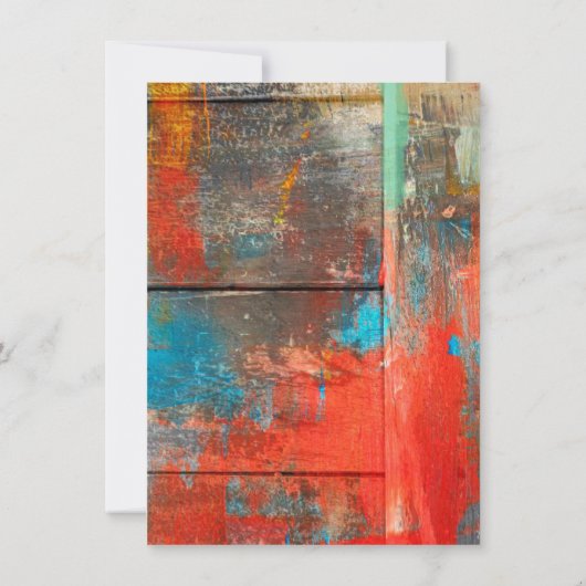 Uitnodiging van de Oostenrijkse partij Pintball in (Achterkant)