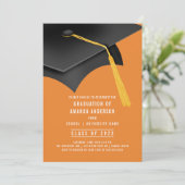 Uitnodiging van de Oranje GraduPartij van het Pet  (Staand voorkant)