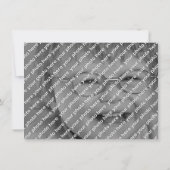 Uitnodiging van de Paarse partij voor kinderen van (Achterkant)