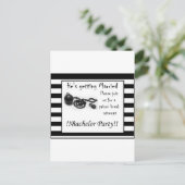 Uitnodiging van de partij Bachelor - gevangenisond (Staand voorkant)