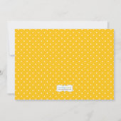 Uitnodiging van de partij Bee Birthday (Achterkant)